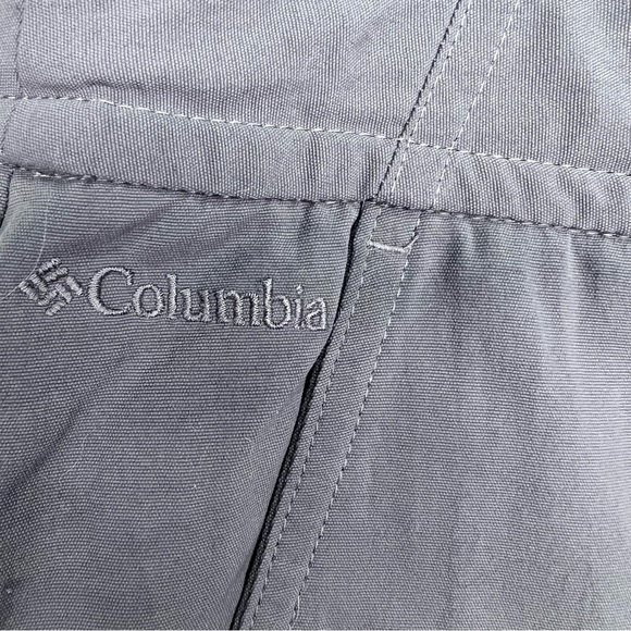 Columbia Grey Nylon Shorts Size 12 Activewear Hiking Outdoor Sporty - Picture 10 of 13